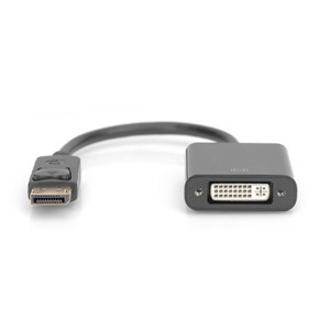 DIGITUS DisplayPort Adapter DP - DVI 0,15m Verriegelung