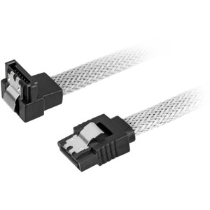 Sharkoon Kabel SATA III 90° sleeve 0.45m weiß Sharkoon Kabel SATA III 90° sleeve 0.45m weiß