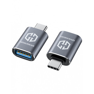 GRAUGEAR USB 3.2 Gen2 Adapter Type-A zu Type-C Stecker 2 Stk