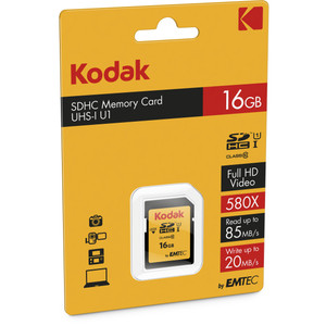 CARD Kodak 16GB UHS-I U1 V10 Premium