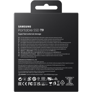 2TB Samsung Portable T9 USB 3.2 Gen2 Black retail 2TB Samsung Portable T9 USB 3.2 Gen2 Black retail