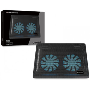 CONCEPTRONIC 2-Fan USB-A2.0 Laptop-Kühlpad 3Kg 15.6" sw