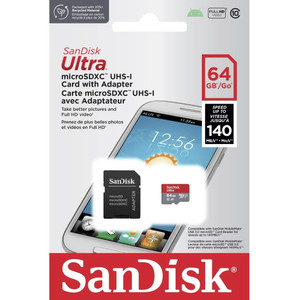 CARD SANDISK ULTRA MICROXC 64GB +