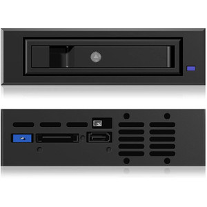 Wechselrahmen, 1x 3,5"/2,5" SATA/SAS HDD zu 1x SATA Host in 5,25" Einbauschacht, unterstützt SATA III 6 Gbit/s ICY BOX
