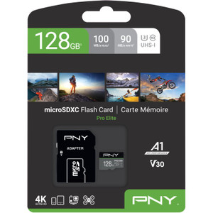 CARD Micro XC Card 128GB PNY Pro Elite R100MB/s W90MB/s reta
