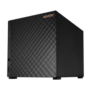AS1204T 4 Bay NAS, Quad-Core 1.7GHz CPU, 2.5GbE Port, 1GB DDR4, Three USB 3.0 (Diskless)