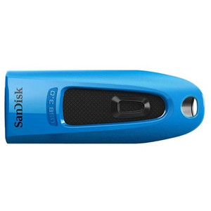STICK SanDisk Ultra - USB-Flash-Laufwerk - 64 GB - USB 3.0 - Blau