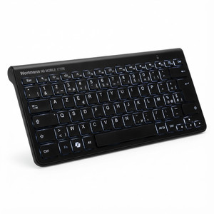 Wortmann NB MOBILE 1717R Tastatur beleuchtet in weiß [FR] Copilot Logo beleuchtete Tastatur (weiß)