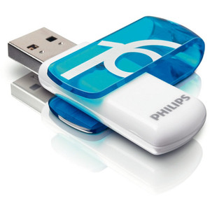 STICK Philips USB 2.0 16GB Vivid Edition Ocean Blue