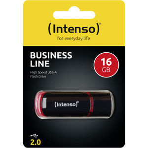 STICK Intenso Business Line 16 GB USB 2.0 (schwarz/rot, 3511470)