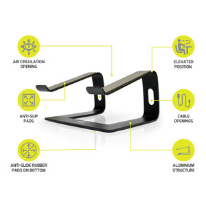 Port NB Stand Notebook Aluminium