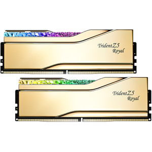 DIMM 32 GB DDR5-6000(gold, F5-6000J2836G16GX2-TR5G, Trident Z5 Royal RGB, INTEL XMP)