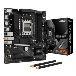 ASRock A620AM-X WiFi AM5 mATX HDMI/DP DDR5