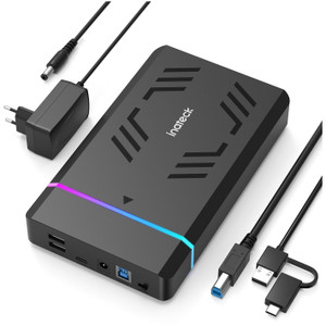 Inateck Festplattengeh.RGB 3.5" USB 3.0 2.5/3.5" SATA H/SSD