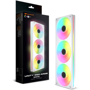 360mm COUGAR Forward-Lüfter Unity360-FB,360 ARGB PWM, weiß