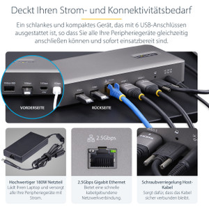 D StarTech USB4 DOCKING STATION DUAL 4K