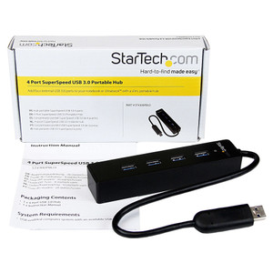 StarTech 4 PORT PORTABLE USB 3.0 HUB