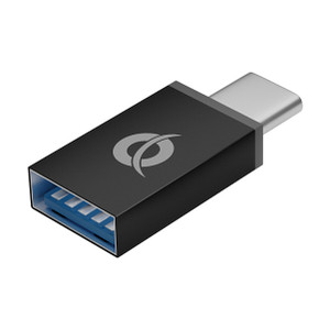 CONCEPTRONIC 4-Port Hub USB-A3.0/-C Adap.-4xA3.0 o.Netz. sw