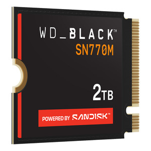 M.2  2TB WD Black SN770M WDBDNH0020BBK-WRSN intern 2230 - PCIe 4.0 x4 (NVMe)