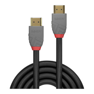 LINDY HDMI Kabel Ultra High Speed 3m, Anthra Line