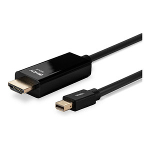 LINDY Mini-DisplayPort an HDMI Kabel 4K30 (DP: passiv) 2m