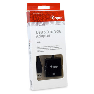 Equip Adapter USB3.0- VGA HD15 1920x1080/60Hz 0.15m sw