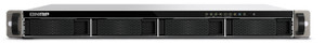 TS-h665U-RP-8G 1U 4-bay 3.5+2xE1.S rackmount NAS, Intel 4-core CPU, 8GBDDR5 SODIMM RAM (max 1x 16GB), 2x 2.5GbE, 1 x PCIe Gen3x2