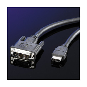 ROLINE DVI KABEL.DVI-HDMI.3M