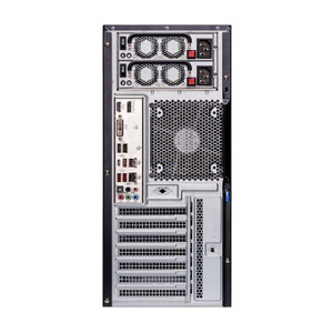 Server SuperMicro Mid-Tower 4x3.5" fixed drive 600W Redundant
