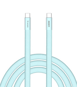 30276, SoftTouch USB-C to C cable 100W 120 cm - Blue