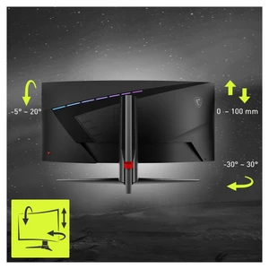 34"(86.4cm)TFT MSI MAG 345CQRDE UWQHD 180Hz Curved retail