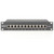 Patchpanel 10" 12Port CAT6 geschirmt black DIGITUS