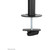 Tischhalterung, voll beweglich, für 4 Bildschirme 13-32" 8kG FPMA-D550D4BLACK Neomounts