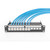 DIGITUS Patchpanel 1HE 12-Port Modular schw.
