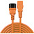 LINDY IEC-Netzverlängerung C14 - C13 orange 1m