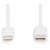 DIGITUS USB Kabel USB-C St. - Lightning St., MFI 2M weiß