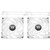 140mm Thermaltake CT140 Reverse ARGB Sync PC Cooling Fan White 2 Pack