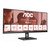 86,4cm/34" (3440x1440) AOC U34E2M Wide Quad HD 100Hz DP 2xHDMI 4 ms Black