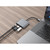 CONCEPTRONIC 3-1 Dock USB-C-HDMI/USB-A/100WPD 25cm gr