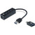CONCEPTRONIC 4-Port Hub USB-A3.0/-C Adap.-4xA3.0 o.Netz. sw
