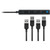 CONCEPTRONIC 4-Port Hub USB-A2.0-4xA2.0 schlank o.Netz. sw