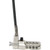 Dicota Security Cable N-Lock combi./res. 2.5x6mm slot.single