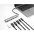 DELOCK 6 Port USB Hub mit 4 x USB Typ-A Buchse und 2 x USB Type-C Buchse