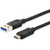 Equip Kabel USB-A 3.2 - C St/St 1.00m 3A/20V sw Polybeutel