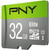 CARD Micro HC Card 32GB PNY Elite Cl.10 U1 retail retail