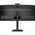 AOC CU34E4CV - 34 Zoll WQHD Curved, (3440x1440, 120 Hz, 2x HDMI 2.0, DP 1.4, DP, USB-C (90 W Power Delivery), RJ45, USB Hub) sch