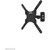 Wandhalterung. voll beweglich. für 32-55" Bildschirme 35KG WL40-540BL14 Neomounts