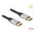 DELOCK DisplayPort Kabel 16K 60 Hz 2m silber Metall