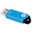 STICK USB-Stick 128GB HP v150w 2.0 Flash Drive (black/blue) retail
