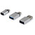 Equip Adapter USB-C - 1xMicroUSB+1xUSB-A.1xUSB-A-USB-C si